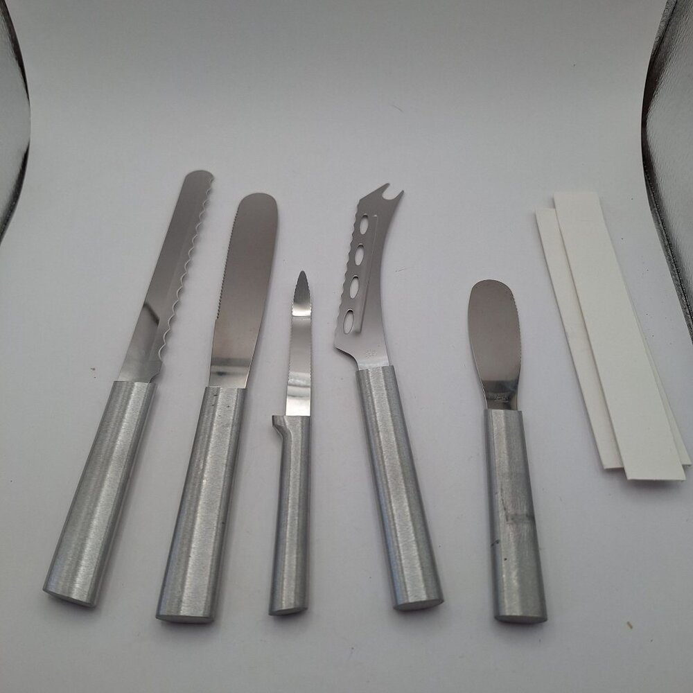 LOT OF (5) VINTAGE RADA STAINLESS STEEL CUTLERY SLICING/SPREADING/CITRUS KNIVES